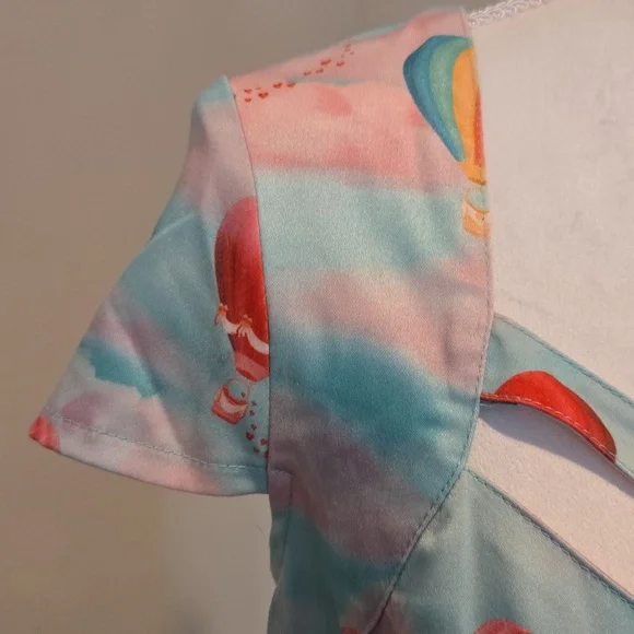 NWT Voodoo Vixen Novelty Print Hot Air Balloon Retro Rockabilly Dress XL - Picture 6 of 10